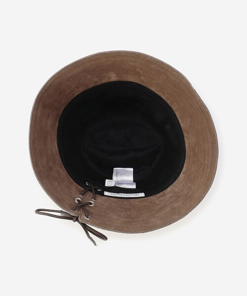 KIJIMA TAKAYUKI(キジマ タカユキ)の「KIJIMA TAKAYUKI | FLOCKY PRINTED DENIM 2WAY SAILOR HAT WOMEN(ハット・レディース・ブラック/ブラウン・1)」の8枚目の写真