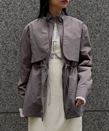 &g'aime（アンジェム）の「【&ｇ'aime 】3wayドロストオーバージャケット　3-Way Drawstring Over Jacket（ナイロンジャケット）」