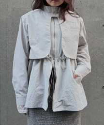 &g'aime（アンジェム）の「【&ｇ'aime 】3wayドロストオーバージャケット　3-Way Drawstring Over Jacket（ナイロンジャケット）」