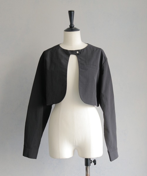 &g'aime(アンジェム)の「【&g'aime 】3wayドロストオーバージャケット 3-Way Drawstring Over Jacket(ナイロンジャケット・レディース・ブルー/グレー/ブラック/ライトグレー/チャコールグレー・FREE)」の11枚目の写真