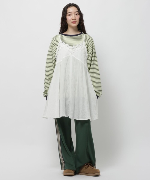 niko and...（ニコアンド）の「サイドラインカットパンツ（その他パンツ・レディース・ネイビー/グリーン/アイボリー・LARGE/MEDIUM）」の16枚目の写真