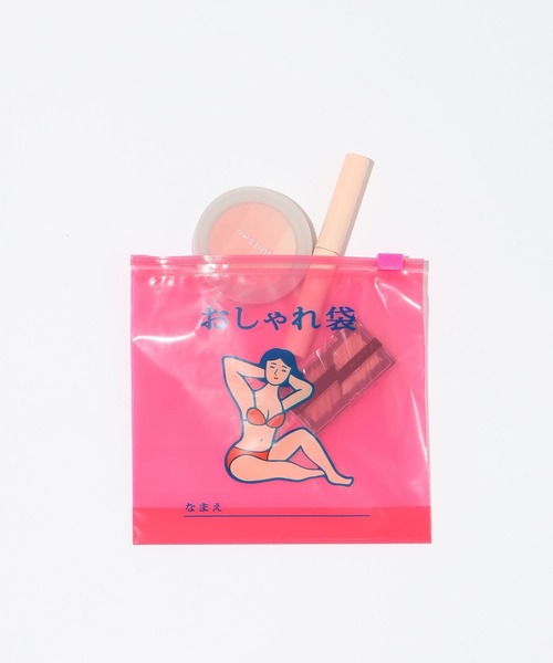 HIGHTIDE(ハイタイド)の「ニューレトロ ジッパーバッグ(ポーチ・レディース・ピンク系その他/イエロー/ミント/ホワイト・FREE)」の4枚目の写真