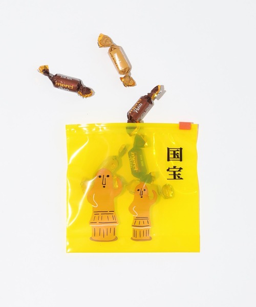 HIGHTIDE(ハイタイド)の「ニューレトロ ジッパーバッグ(ポーチ・レディース・ピンク系その他/イエロー/ミント/ホワイト・FREE)」の3枚目の写真