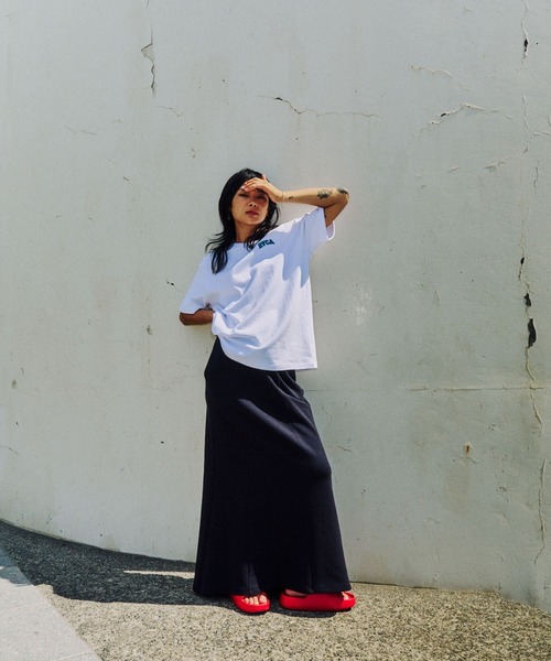 RVCA(ルーカ)の「RVCA ウィメンズ ARCH RVCA LOOSE FIT SS TEE Tシャツ 【2026年春夏モデル】(Tシャツ/カットソー・レディース・ホワイト/ピンク系その他/ブラック・LARGE/MEDIUM/SMALL)」の8枚目の写真