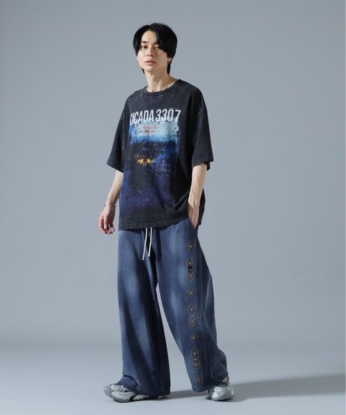 DANKE SCHON(ダンケシェーン)の「DankeSchon/ダンケシェーン/STUDS SWEAT BAGGY PANTS(スウェットパンツ・メンズ・ブラウン/グレー/ネイビー・S/L/M)」の10枚目の写真