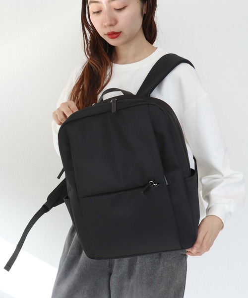 Cepica（セピカ）の「ナイロンビジネスリュック（バックパック/リュック・レディース・ライトグレー/ブラック・FREE）」の4枚目の写真