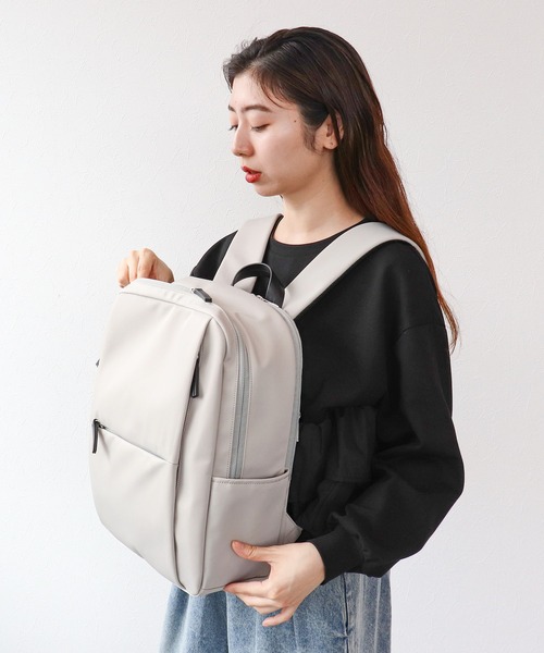 Cepica（セピカ）の「ナイロンビジネスリュック（バックパック/リュック・レディース・ライトグレー/ブラック・FREE）」の13枚目の写真