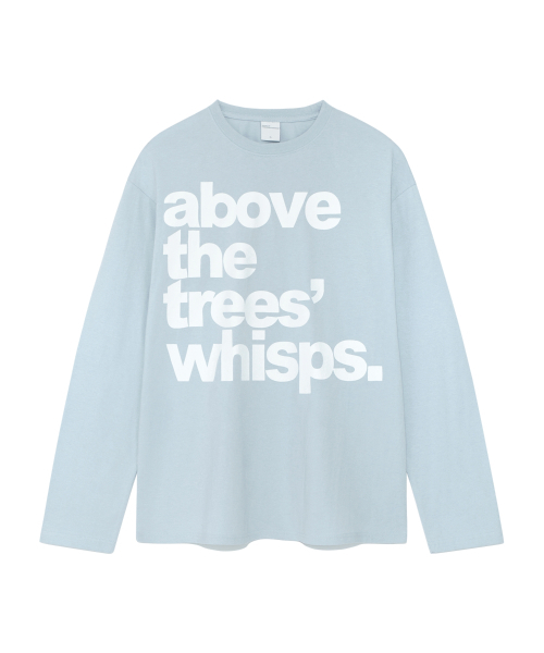 THECOLDESTMOMENT(ザコールデストモーメント)の「TCM above long sleeve (sky blue)(Tシャツ/カットソー・レディース・その他・MEDIUM/LARGE)」の2枚目の写真