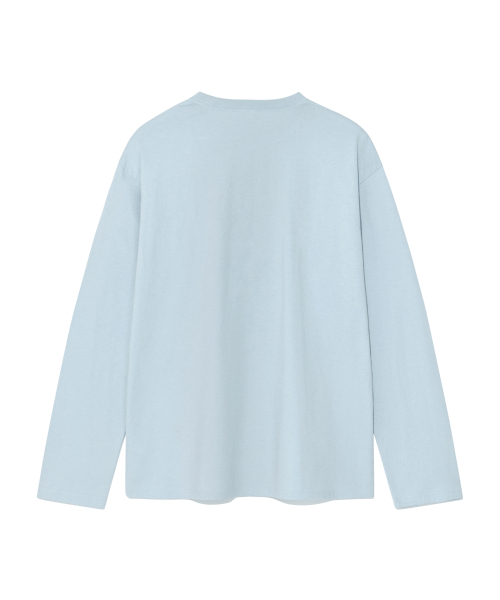 THECOLDESTMOMENT(ザコールデストモーメント)の「TCM above long sleeve (sky blue)(Tシャツ/カットソー・レディース・その他・MEDIUM/LARGE)」の3枚目の写真