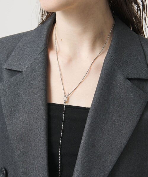 UNITED ARROWS(ユナイテッドアローズ)の「NRW ロングチェーン ネックレス(ネックレス・レディース・シルバー/ゴールド・FREE)」の2枚目の写真