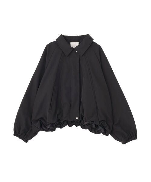 Green Parks(グリーンパークス)の「衿付きバルーンブルゾン(ブルゾン・レディース・ブラック/ベージュ・FREE)」の2枚目の写真