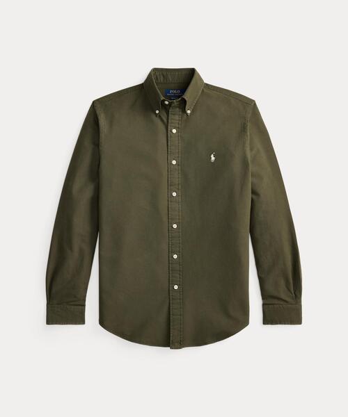 POLO RALPH LAUREN(ポロ ラルフ ローレン)の「クラシック フィット ガーメントダイド オックスフォード シャツ(シャツ/ブラウス・メンズ・グリーン系1・L/M/S/XXL/XS/XL)」の9枚目の写真