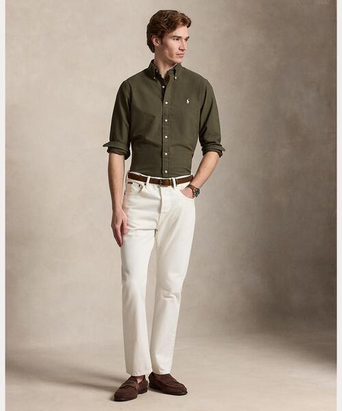 POLO RALPH LAUREN(ポロ ラルフ ローレン)の「クラシック フィット ガーメントダイド オックスフォード シャツ(シャツ/ブラウス・メンズ・グリーン系1・L/M/S/XXL/XS/XL)」の8枚目の写真