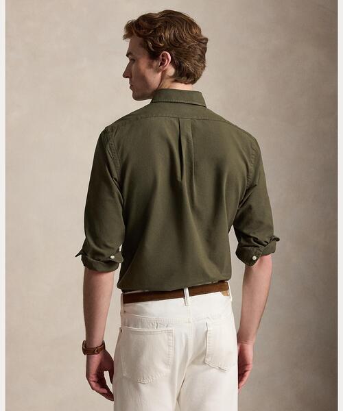 POLO RALPH LAUREN(ポロ ラルフ ローレン)の「クラシック フィット ガーメントダイド オックスフォード シャツ(シャツ/ブラウス・メンズ・グリーン系1・L/M/S/XXL/XS/XL)」の7枚目の写真