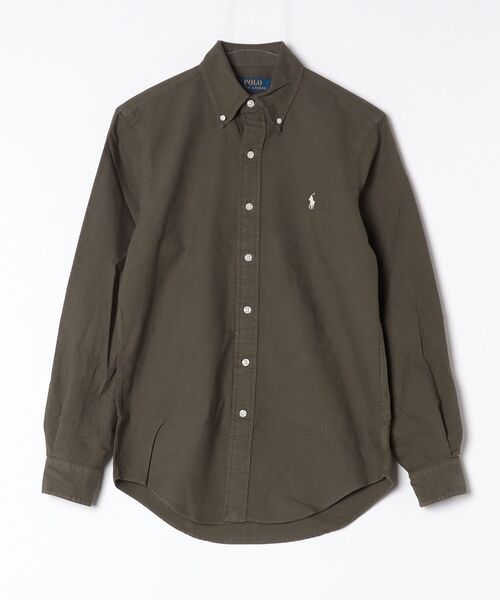 POLO RALPH LAUREN(ポロ ラルフ ローレン)の「クラシック フィット ガーメントダイド オックスフォード シャツ(シャツ/ブラウス・メンズ・グリーン系1・L/M/S/XXL/XS/XL)」の3枚目の写真