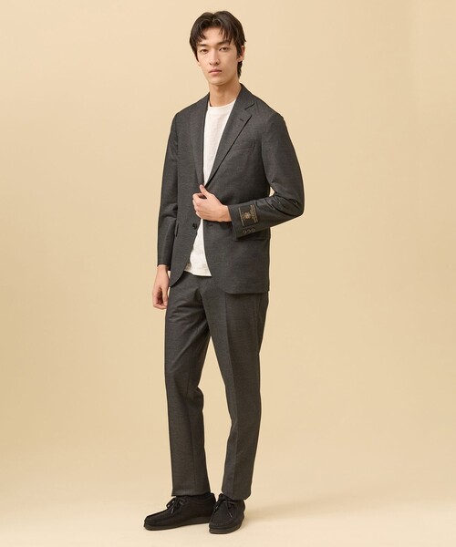 J.PRESS（ジェイプレス）の「夏に嬉しい6つの高機能【J.PRESS-POOL WOOL】【セットアップ対応】ジャージーセットアップ ジャケット（テーラードジャケット・メンズ・ネイビー系9/グレー系/ベージュ系・SMALL/MEDIUM/LARGE/X-LARGE/BM/BL）」の16枚目の写真