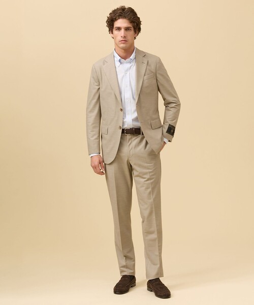 J.PRESS（ジェイプレス）の「夏に嬉しい6つの高機能【J.PRESS-POOL WOOL】【セットアップ対応】ジャージーセットアップ ジャケット（テーラードジャケット・メンズ・ネイビー系9/グレー系/ベージュ系・SMALL/MEDIUM/LARGE/X-LARGE/BM/BL）」の19枚目の写真