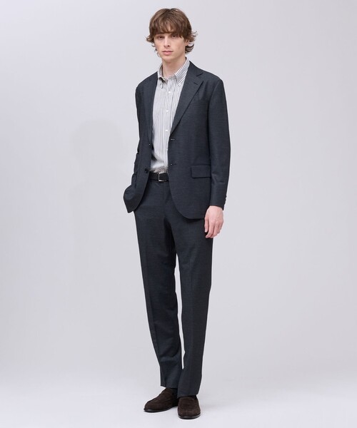 J.PRESS(ジェイプレス)の「夏に嬉しい6つの高機能【J.PRESS-POOL WOOL】【セットアップ対応】ジャージーセットアップ ジャケット(テーラードジャケット・メンズ・ネイビー系9/グレー系/ベージュ系・SMALL/MEDIUM/LARGE/X-LARGE/BM/BL)」の14枚目の写真