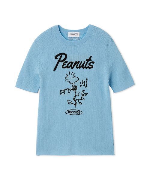 Mila Owen（ミラオーウェン）の「【PEANUTS RECORDS】ウッドストックジャガードリブニット（ニット/セーター・レディース・ベージュ/ライトブルー/グレー・0/1）」の3枚目の写真