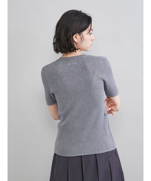Mila Owen（ミラオーウェン）の「【PEANUTS RECORDS】ウッドストックジャガードリブニット（ニット/セーター・レディース・ベージュ/ライトブルー/グレー・0/1）」の9枚目の写真