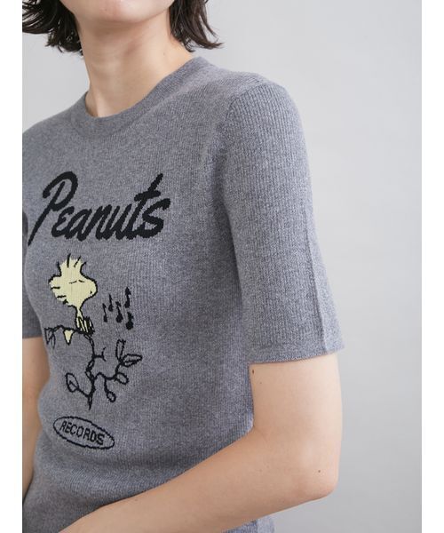 Mila Owen（ミラオーウェン）の「【PEANUTS RECORDS】ウッドストックジャガードリブニット（ニット/セーター・レディース・ベージュ/ライトブルー/グレー・0/1）」の11枚目の写真