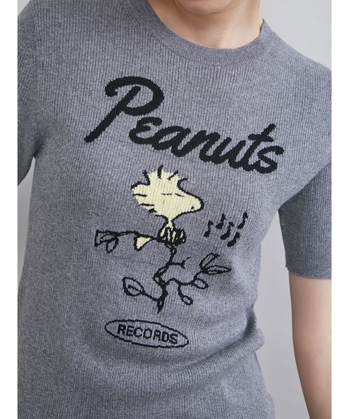 Mila Owen（ミラオーウェン）の「【PEANUTS RECORDS】ウッドストックジャガードリブニット（ニット/セーター・レディース・ベージュ/ライトブルー/グレー・0/1）」の12枚目の写真
