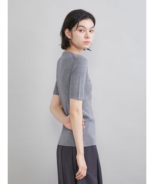 Mila Owen（ミラオーウェン）の「【PEANUTS RECORDS】ウッドストックジャガードリブニット（ニット/セーター・レディース・ベージュ/ライトブルー/グレー・0/1）」の16枚目の写真