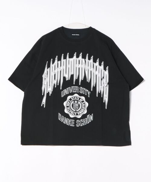 DANKE SCHON(ダンケシェーン)の「【WEB&DEPOT限定】DankeSchon/ダンケシェーン/S/S Tee COLLEGE(Tシャツ/カットソー・メンズ・ホワイト/ブラック・L/M)」の14枚目の写真