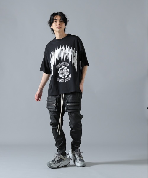 DANKE SCHON(ダンケシェーン)の「【WEB&DEPOT限定】DankeSchon/ダンケシェーン/S/S Tee COLLEGE(Tシャツ/カットソー・メンズ・ホワイト/ブラック・L/M)」の13枚目の写真