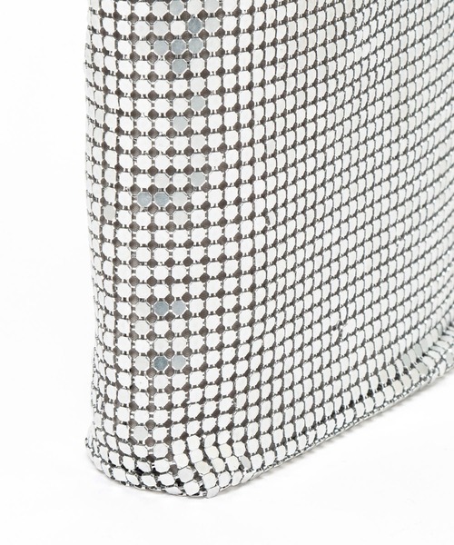 LEPSIM（レプシィム）の「メタルメッシュミニバッグ　646443（ショルダーバッグ・レディース・ブラック/シルバー・ONE SIZE）」の12枚目の写真