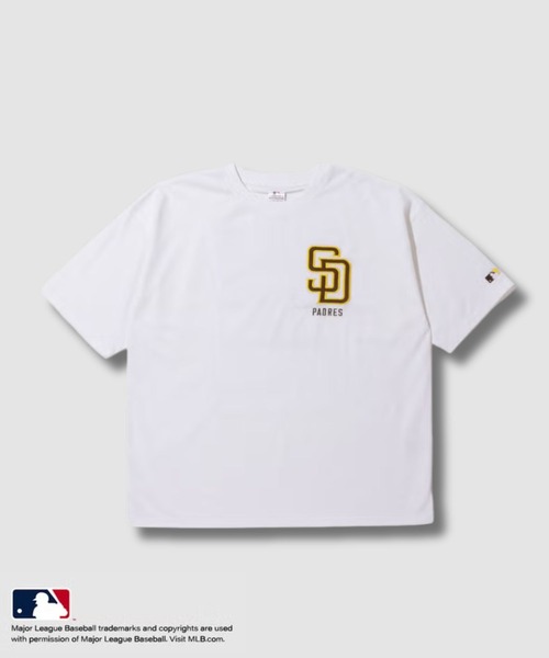 MLB（メジャーリーグベースボール）の「MLBツイルワッペンTシャツ（Tシャツ/カットソー・メンズ・アッシュ/ネイビー/ホワイト/ブラック・L/XL/M）」の7枚目の写真