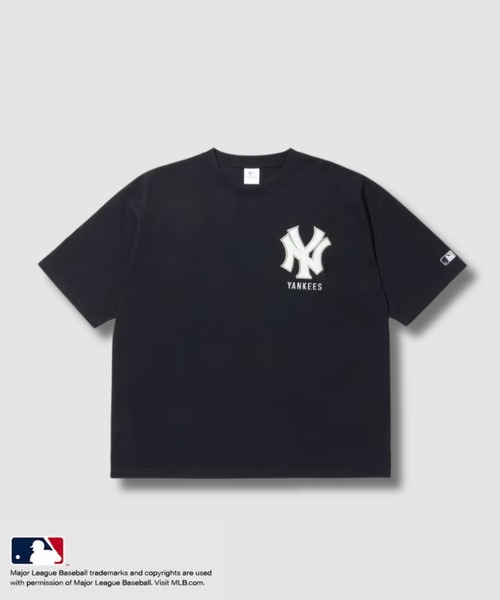 MLB（メジャーリーグベースボール）の「MLBツイルワッペンTシャツ（Tシャツ/カットソー・メンズ・アッシュ/ネイビー/ホワイト/ブラック・L/XL/M）」の8枚目の写真