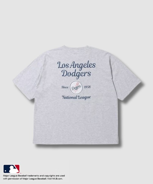 MLB（メジャーリーグベースボール）の「MLBツイルワッペンTシャツ（Tシャツ/カットソー・メンズ・アッシュ/ネイビー/ホワイト/ブラック・L/XL/M）」の21枚目の写真