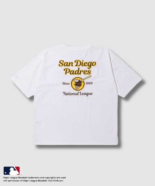 MLB（メジャーリーグベースボール）の「MLBツイルワッペンTシャツ（Tシャツ/カットソー・メンズ・アッシュ/ネイビー/ホワイト/ブラック・L/XL/M）」の22枚目の写真