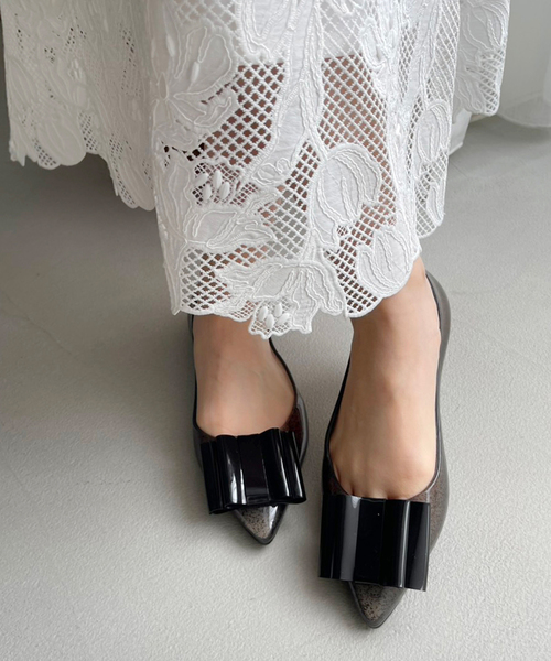 TEMPERATE（テンパレイト）の「TEMPERATE/テンパレイト 別注MTO-SIMA（レインシューズ・レディース・シルバー/ブラック・40/39/38/37）」の19枚目の写真