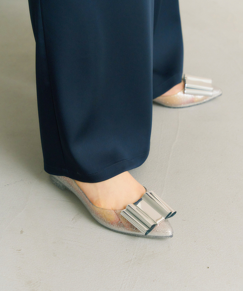 TEMPERATE（テンパレイト）の「TEMPERATE/テンパレイト 別注MTO-SIMA（レインシューズ・レディース・シルバー/ブラック・40/39/38/37）」の9枚目の写真