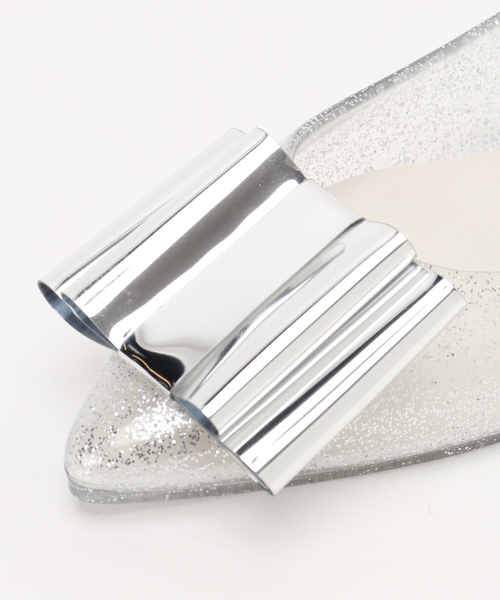 TEMPERATE（テンパレイト）の「TEMPERATE/テンパレイト 別注MTO-SIMA（レインシューズ・レディース・シルバー/ブラック・40/39/38/37）」の4枚目の写真