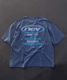 THE CASUAL（カジュアル）の「【NEV】ピグメント加工 オーバーサイズ プリント Tシャツ（Tシャツ/カットソー）」