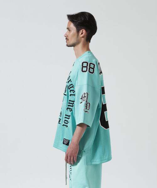 ROYAL FLASH（ロイヤルフラッシュ）の「MAYO/メイヨー/刺繍ゲームシャツ（Tシャツ/カットソー・メンズ・ブラック/ブルー・M）」の22枚目の写真