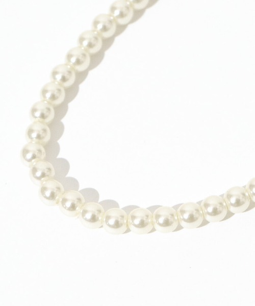 flower（フラワー）の「クラシックパールネックレス（ネックレス・レディース・ホワイト・FREE）」の5枚目の写真