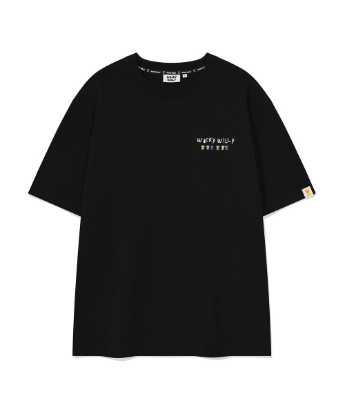 Wacky WiLLy(ワッキーウィリー)の「キキタイポグラフィック半袖Tシャツブラック(Tシャツ/カットソー・レディース・その他・SMALL/MEDIUM/LARGE/X-LARGE)」の2枚目の写真