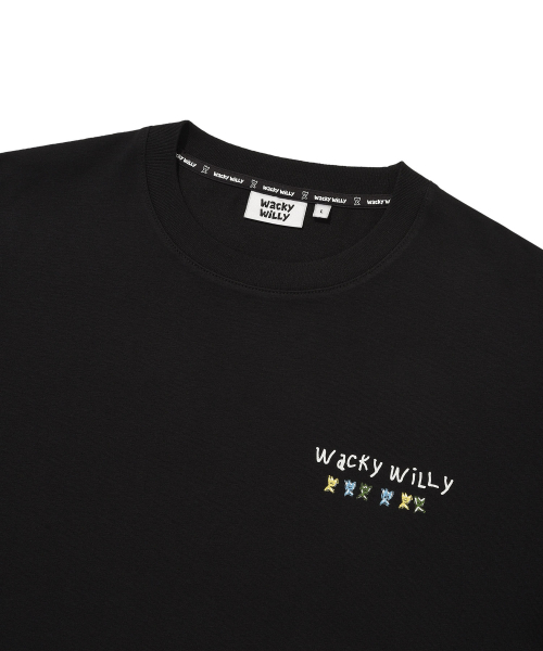 Wacky WiLLy(ワッキーウィリー)の「キキタイポグラフィック半袖Tシャツブラック(Tシャツ/カットソー・レディース・その他・SMALL/MEDIUM/LARGE/X-LARGE)」の4枚目の写真
