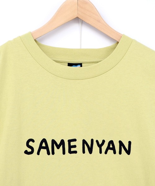 ScoLar Parity（スカラーパリティ）の「361120：しっぽ飛び出しサメニャン柄Tシャツ（Tシャツ/カットソー・レディース・イエロー/ブラック/オフホワイト・S/M）」の16枚目の写真