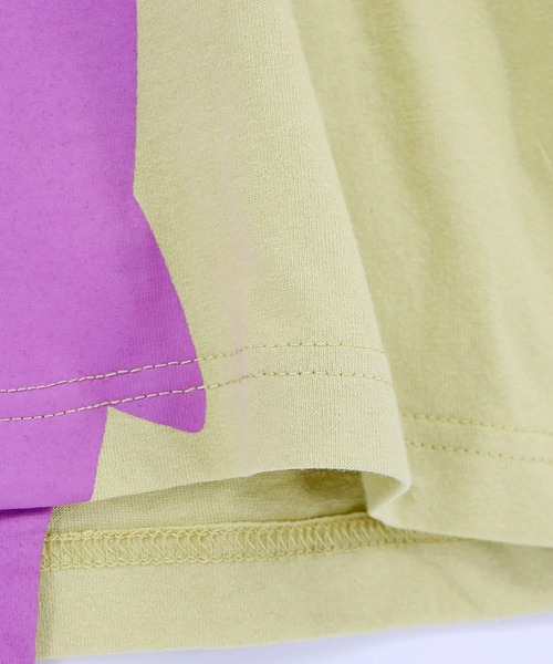 ScoLar Parity（スカラーパリティ）の「361120：しっぽ飛び出しサメニャン柄Tシャツ（Tシャツ/カットソー・レディース・イエロー/ブラック/オフホワイト・S/M）」の19枚目の写真