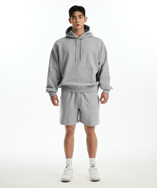 BORN TO WIN（ボーントゥウィン）の「CHROME B HOODIE [MELANGE GREY]（パーカー・メンズ・その他・1/2/3）」の3枚目の写真