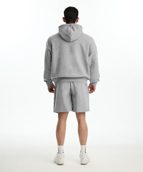BORN TO WIN（ボーントゥウィン）の「CHROME B HOODIE [MELANGE GREY]（パーカー・メンズ・その他・1/2/3）」の5枚目の写真