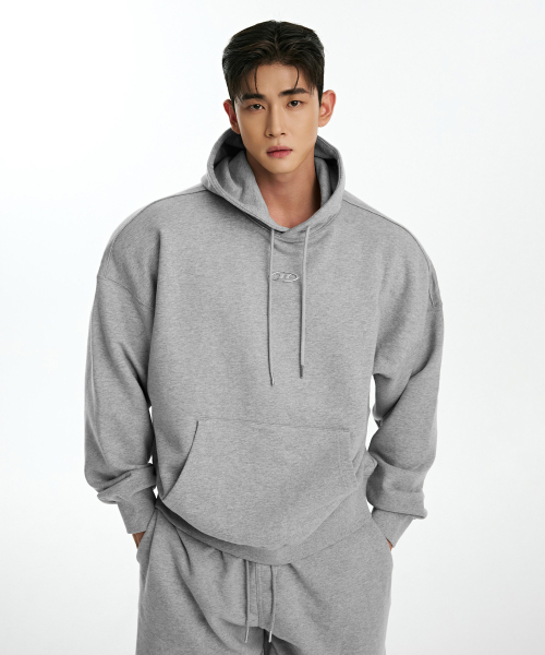 BORN TO WIN（ボーントゥウィン）の「CHROME B HOODIE [MELANGE GREY]（パーカー・メンズ・その他・1/2/3）」の8枚目の写真