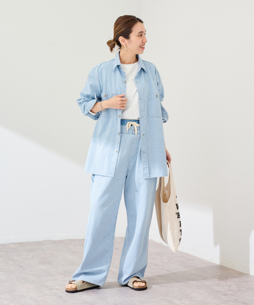 FRAMeWORK(フレームワーク)の「St johnd 3rd club 別注PEANUTS SWEAT バッグ(トートバッグ・レディース・イエロー/ベージュ/サックスブルー・FREE)」の4枚目の写真