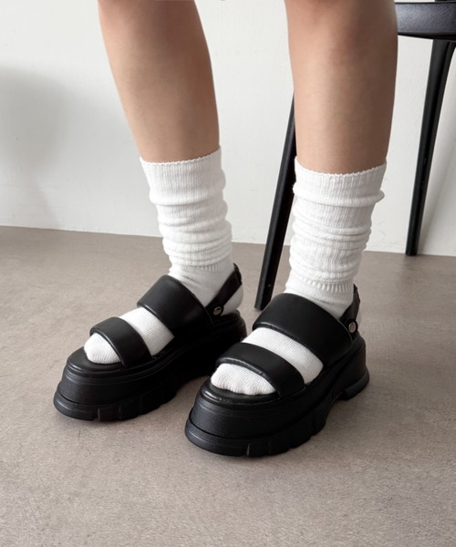 WEGO(ウィゴー)の「WEGO/【26年春夏新作】2wayカバーブーサン(サンダル・レディース・ブラック・LARGE/MEDIUM/SMALL)」の5枚目の写真