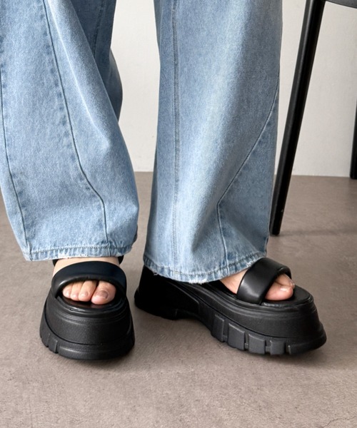 WEGO(ウィゴー)の「WEGO/【26年春夏新作】2wayカバーブーサン(サンダル・レディース・ブラック・LARGE/MEDIUM/SMALL)」の8枚目の写真